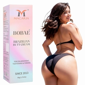 MACARIA Bobae Brazilian Butt Booty Butock Hips Growth Cream For Women & Girls