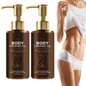 Magic Body Firming Oil, 100ml Collagen Lifting Body Oil, Hydrating Bodys Tightening Lotion, Magic Luxury Bodys Oil, Hydrating and Firming Skin for Full Bod y Use, Natural Ingredients (2PC)