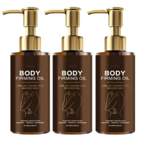 Magic Body Firming Oil, 100ml Collagen Lifting Body Oil, Hydrating Bodys Tightening Lotion, Magic Luxury Bodys Oil, Hydrating and Firming Skin for Full Bod y Use, Natural Ingredients (3PC)