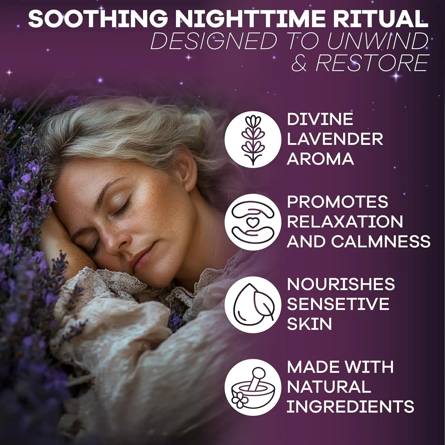 Magnesium Cream for Sleep 10 oz - Topical Magnesium Lotion for Leg Cramps & Pain, Muscle Relaxation & Calm - Natural Moisturizing Butter - Lavender, Hemp Seed Oil, MSM, Shea Butter & Aloe Vera