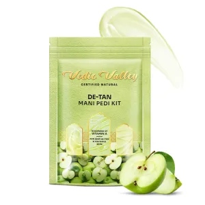Manicure Pedicure Kit for Women for Foot - 5 x 15 g, Repairs Cracked & Dry Heels with Organic Actives for Deep Moisturization with Soak, Wash, Foot Peeling Mask & Cream, Apple