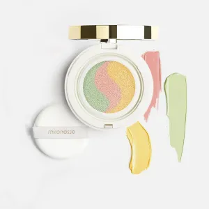 Mirenesse 10 Collagen Tone Correcting Primer Cushion Custom Liquid Color with Japanese serum, Skin rejuvenating, Cruelty free