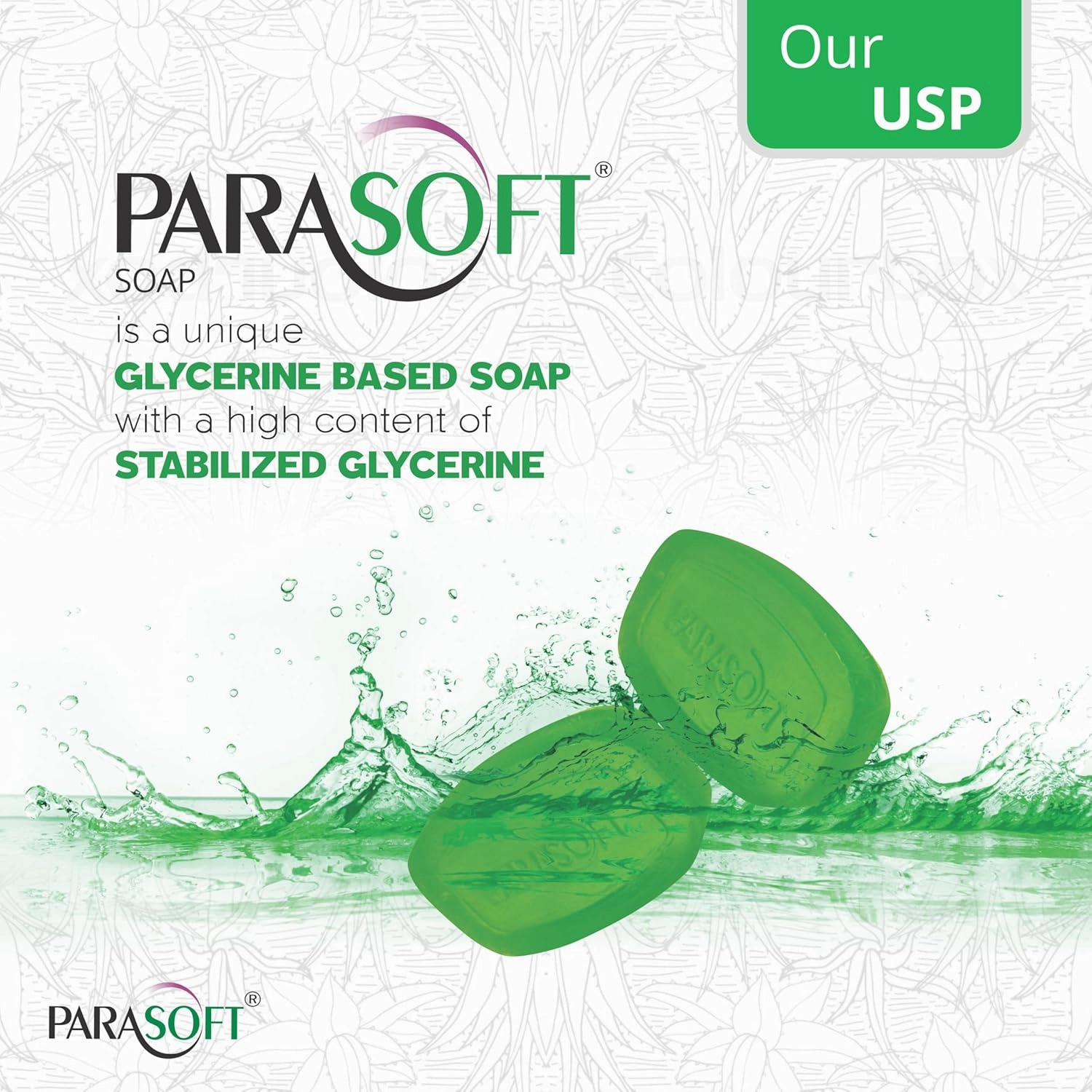 Moisturising, Cleansing Body Soap with the Goodness of Aloe Vera & Glycerine For Dry Skin, Nourishing Daily Bathing Bar For Sensitive Skin -100 gm (Pack of 6)
