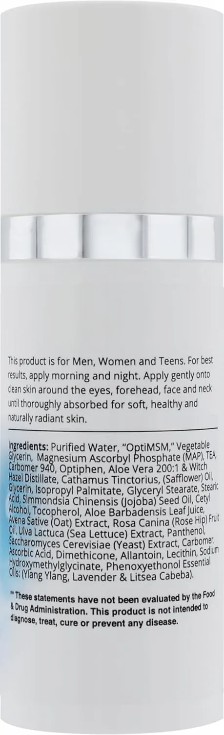 MSM Ageless Eye & Face Cream 2oz