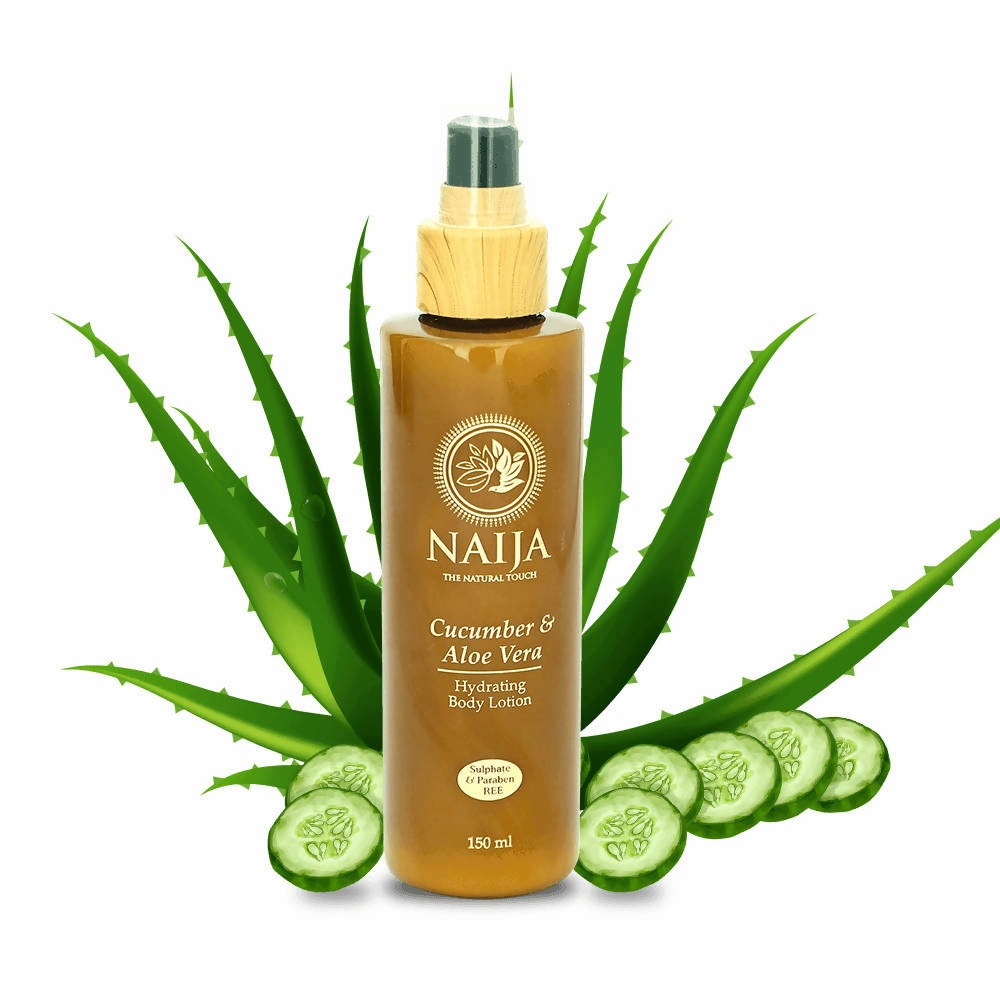 Naija Cucumber and Aloe Vera Hydrating Body Lotion