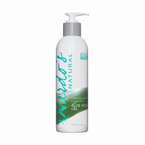 Nardo's Natural Aloe Vera Gel 8 Oz, Hydrating Leaf Gel for Face, Hair, Dry Skin & Scalp, Sunburn Relief – Moisturizer, Paraben Free (Pack of 1)