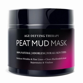 Natural Anti Wrinkle Face Mask - 100% Healing Peat Mud Therapy, Hydrating and Deep Cleansing Facial Moisturizer, Collagen Boosting Skin Care Solution For Men & Women, 5 oz