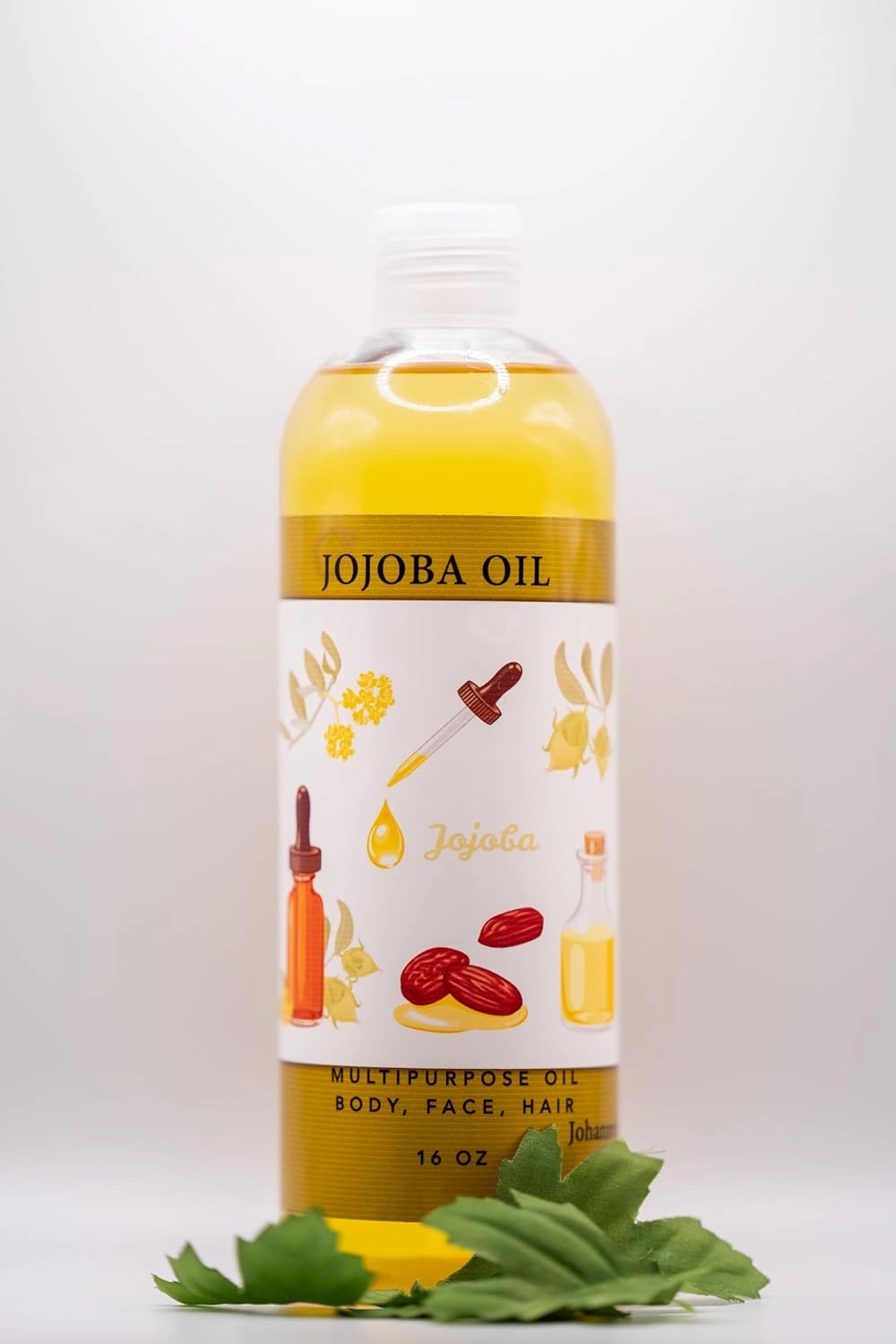Natural Jojoba Massage Oil(Hair, Skin, Body) 16oz