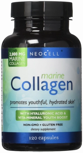 Neocell pescado Colágeno Plus Ácido Hialurónico Cápsulas, 120 count