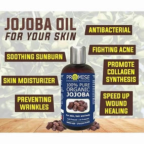 NEW Organic JOJOBA oil - 270 ml, Exp: May 2026