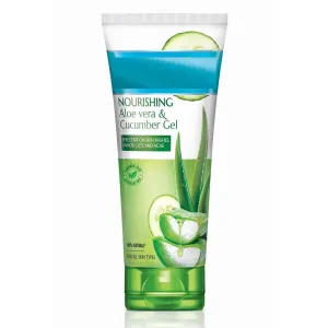 Nour.ishing Aloe Vera & Cucumber Gel| Protects from Acne, Cuts & Rashes|Refreshing & Soothing Care|Paraben free|For Oily, Dry, Normal, Combination & Sensitive Skin - 150 g