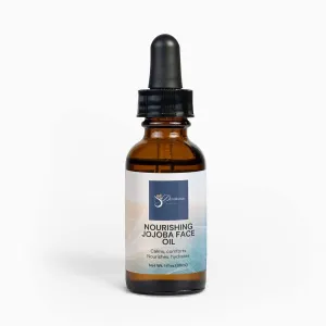 Nourishing Jojoba Face Oil – Lightweight Moisturizing Oil for Sensitive & Dry Skin – With Squalane, Magnolia Bark & Bisabolol – Calms, Softens & Balances – 1oz