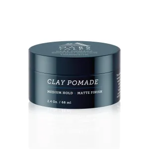 Oars   Alps Clay Hair Pomade for Men, Promotes Hair Growth, Medium Hold, Matte Finish, Reduces Frizz, Made with Kaolin Clay, 2.4 Oz