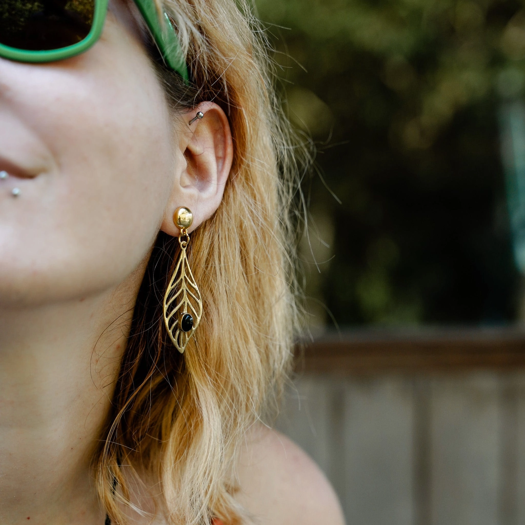 Onyx Forest Earrings