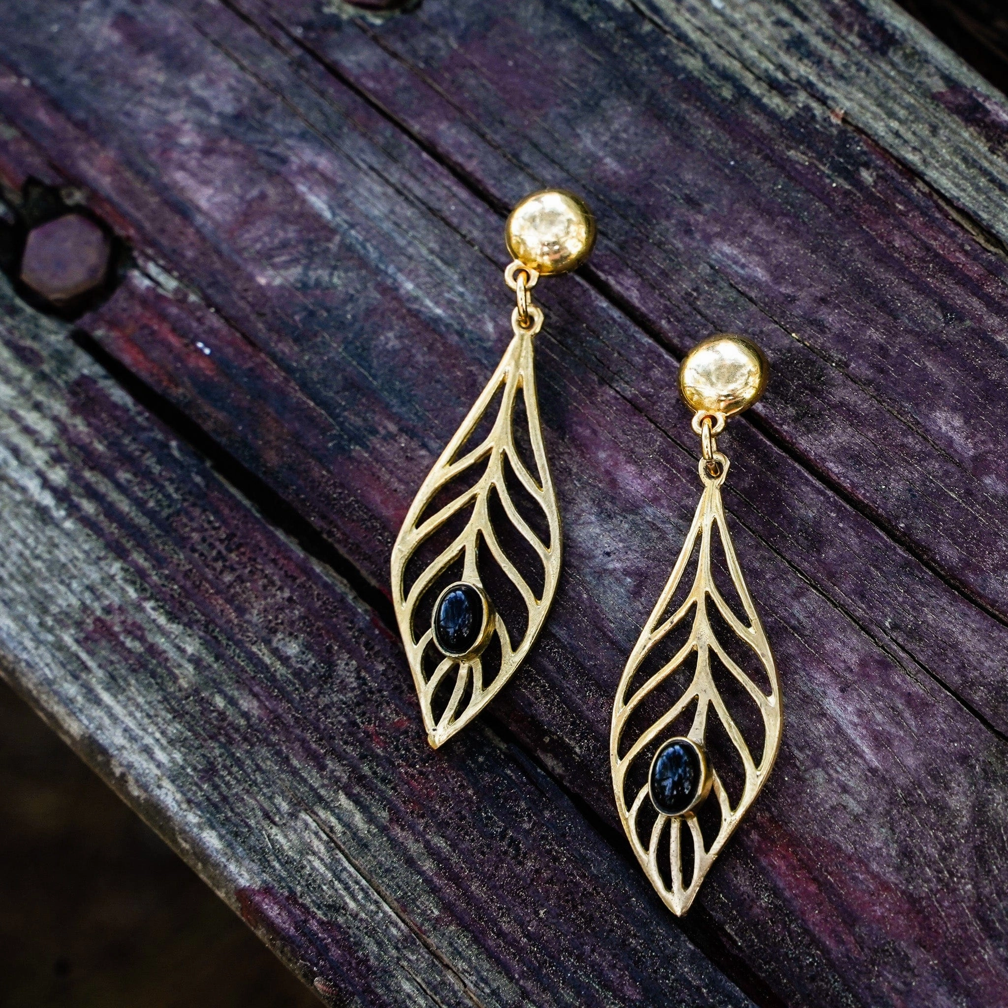 Onyx Forest Earrings