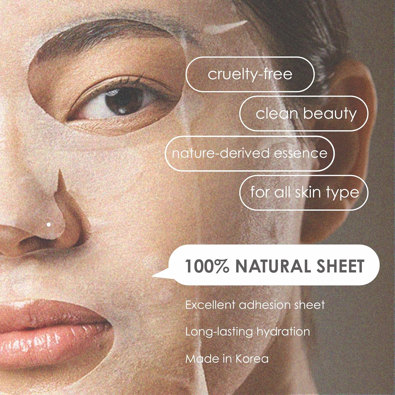 Original Derma Beauty Collagen Face Masks 24 PK Vegan Deep Moisturizing Jojoba Face Mask Skin Care Sheet Masks Set for Beauty & Personal Care Korean Face Mask