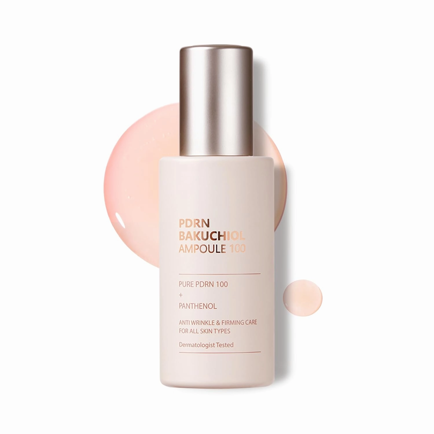 PDRN Ampoule Korean Skin Care with Salmon DNA, Plant Based Bakuchiol, Moisturizing Bifida, and Collagen, Korean Skin Care PDRN Serum Ampoule, 35 ml (1.01 fl. oz.)
