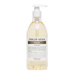 Phillip Adam Unscented Body Wash - Gentle and Moisturizing - Sulfate Free and Paraben Free - 13.5 Fl Oz