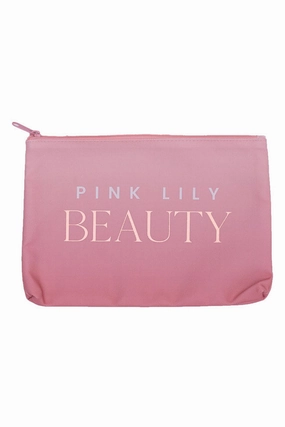 Pink Lily Beauty Bag FINAL SALE
