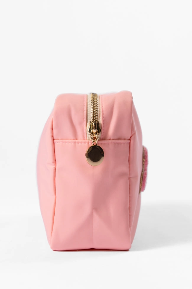 Pink "Travel" Travel Pouch SALE