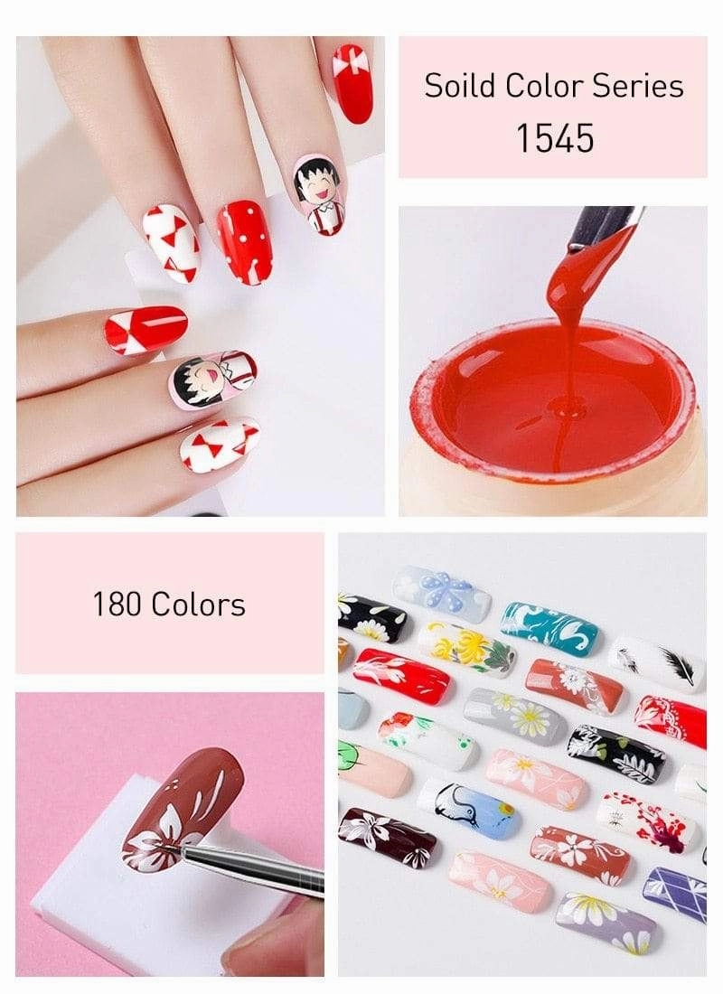 Premium Pure Color Nail Polish Gel