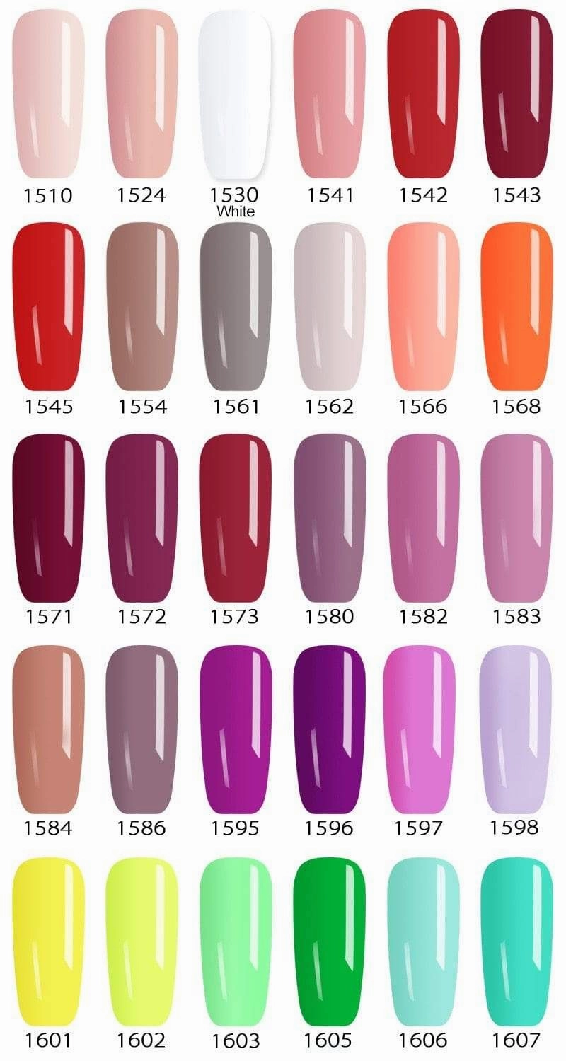 Premium Pure Color Nail Polish Gel