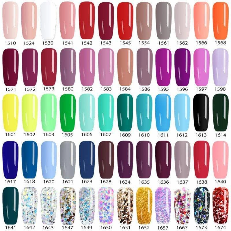 Premium Pure Color Nail Polish Gel