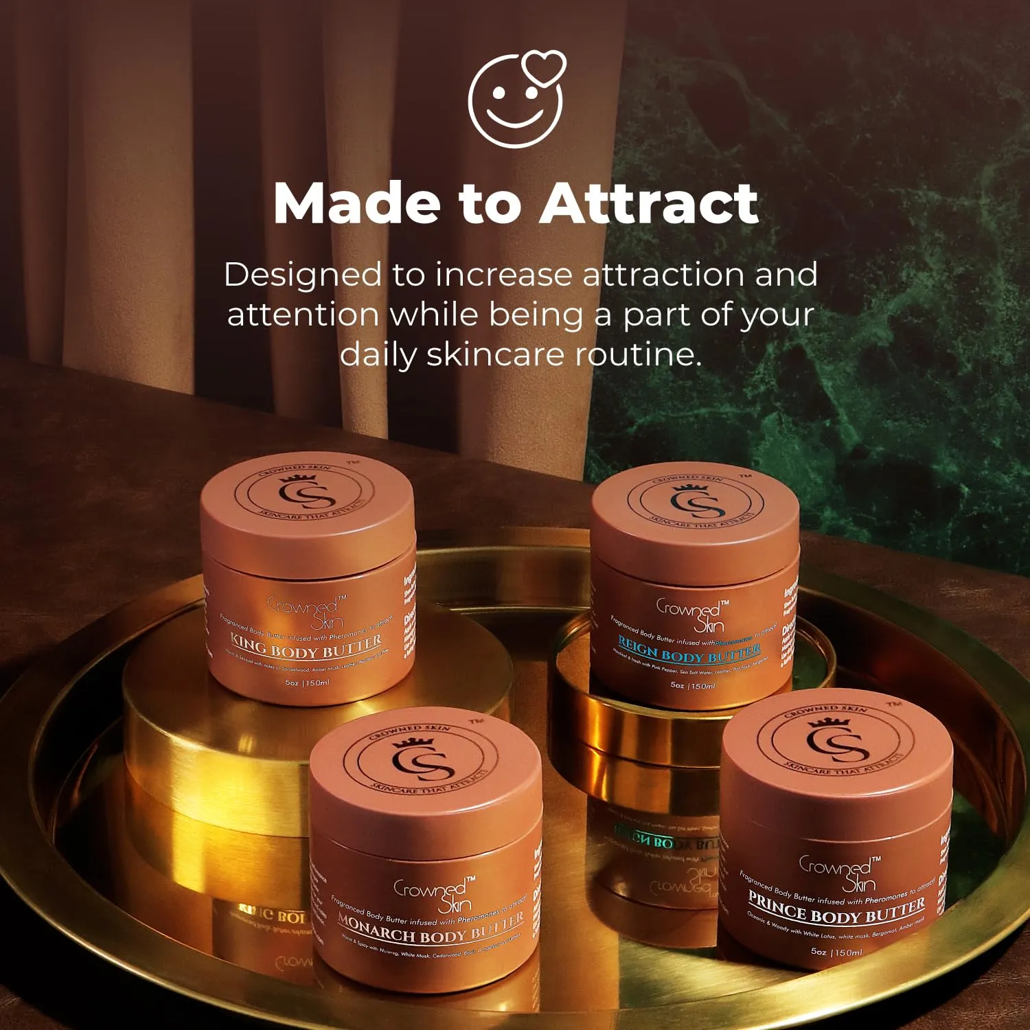 Prince Cologned Body Butter | Oceanic & Woody Scent | Blended with White Musk & Bergamot | Infused with Organic Shea & Mango Butters | Moisturizing Formula with All-Day Fragrance | 5oz
