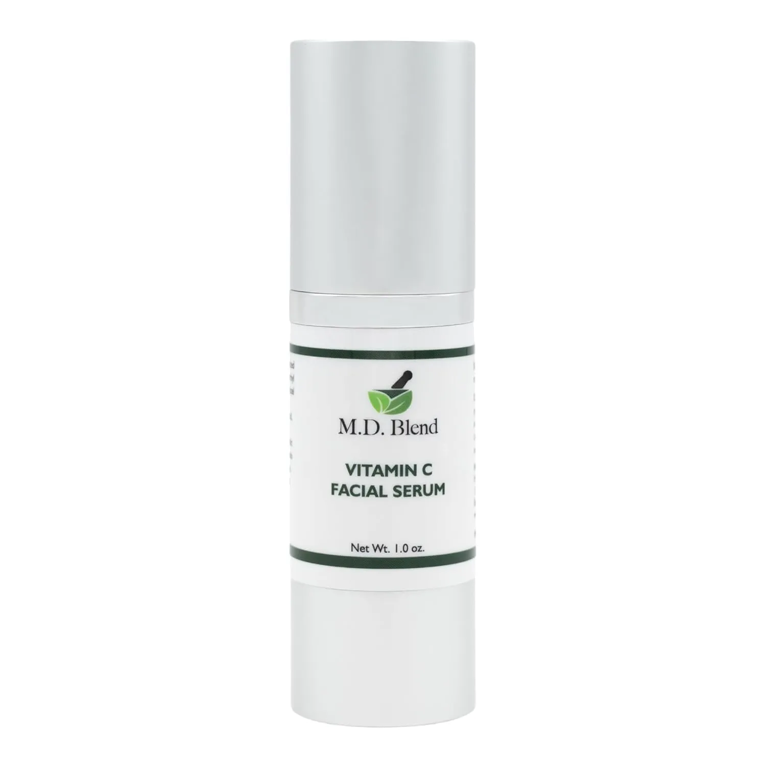 Professional Vitamin C Serum for Face with L-Ascorbic Acid 10% and Hyaluronic Acid. Refreshing Anti-Aging Face Treatment. Illuminating Hydrating Serum for Women and Men. 1floz Pump