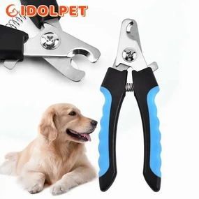 Professional Pet Nail Clipper with Safety Guard  Stainless Steel