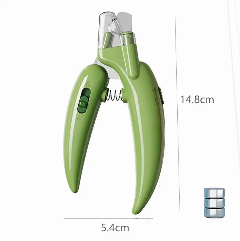 Professional Pet Nail Clippers with Led Light Pet Claw Grooming Scissors for Dogs Cats Small Animals Paw Nail Trimmer Pet Supply
