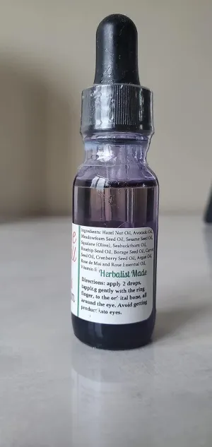 ProSeed Handmade Rose Spell – Rose de Mai Eye Serum for Radiant, Refreshed Skin – Vegan Herbalist-Made Blend with Essential Oils – Botanical Hydration Formula - 0.5oz