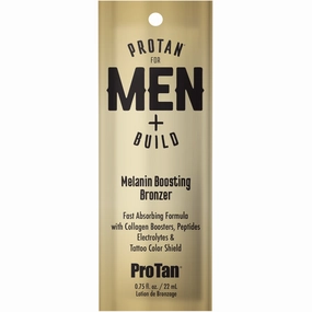 ProTan Men Build Melanin Boosting Bronzing Tanning Accelerator Lotion Sachet 22ml
