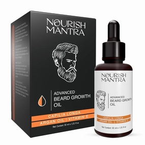 PUB Advanced Beard Growth Oil/Made with Capilia Longa, Argan Oil, Vitamin E and Jojoba Oil/For Fuller, Thicker and Healthier Beard Growth - 30ml | 1.01 Fl Oz (Pack of 1)