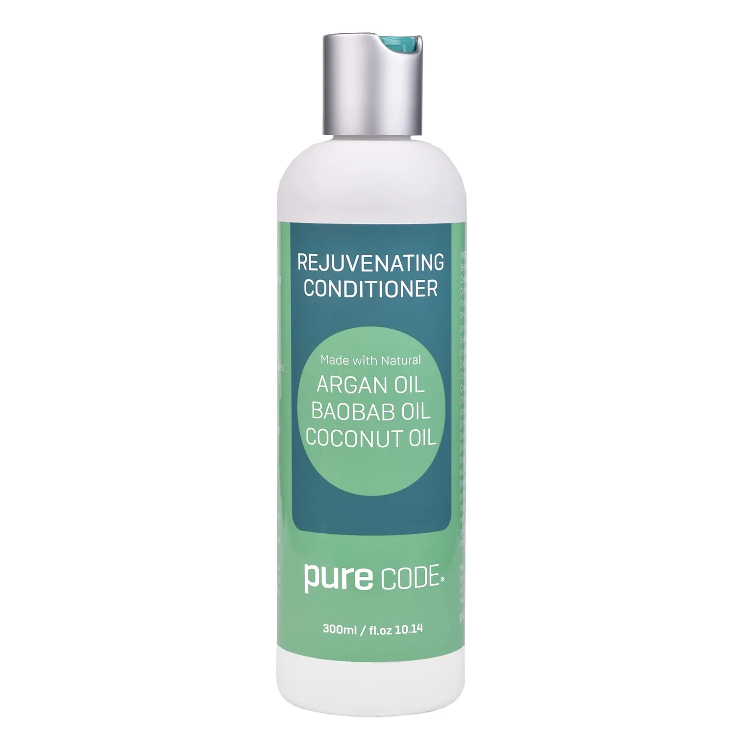 PURE CODE Rejuvenating Conditioner - Hair Repair Treatment with Natural Argan Oil for Deep Hair Moisture Treatment and Hair Regrowth Support - Argan Oil Conditioner