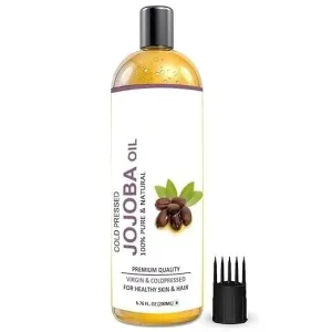 Pure Cold Pressed Jojoba Oil, 200ml, Virgin and Unrefined, for Skin and Hair Care