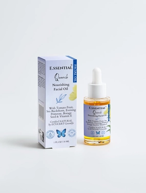 Quench Nourishing Facial Oil, 1 fl oz, suitable for all skin types, with vitamins and antioxidants, improves texture and promotes youthful glow
