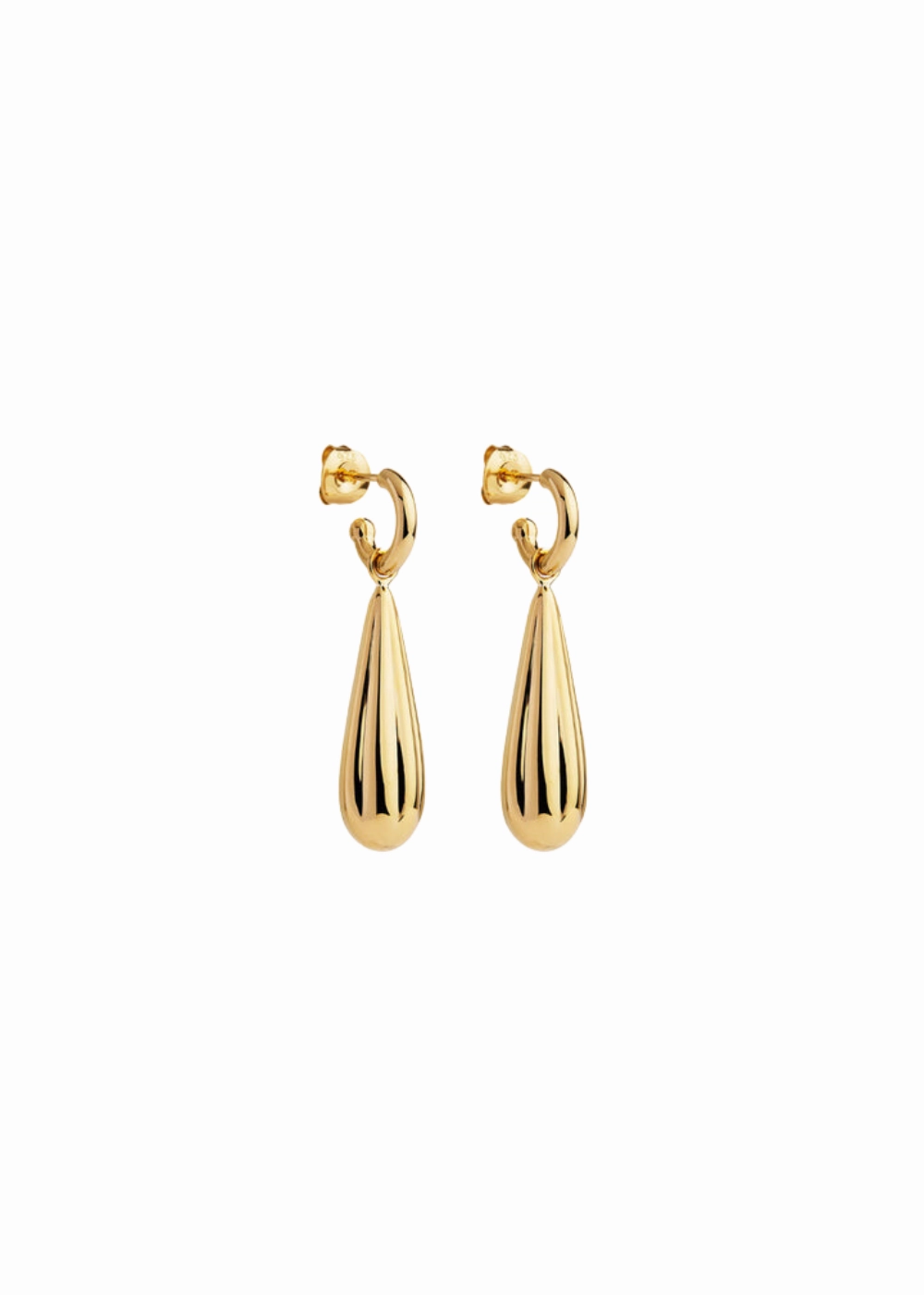 raya droplet earring - yellow gold