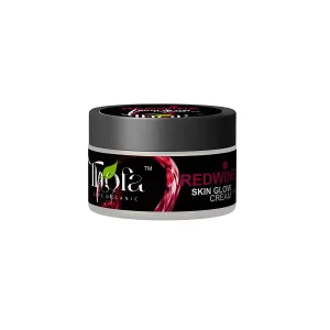 Red Wine Skin Glow Day & Night Cream - 50 GM | With Rosehip oil, Nicotinamide, Avocado. Almond. Pomegranate Jojoba