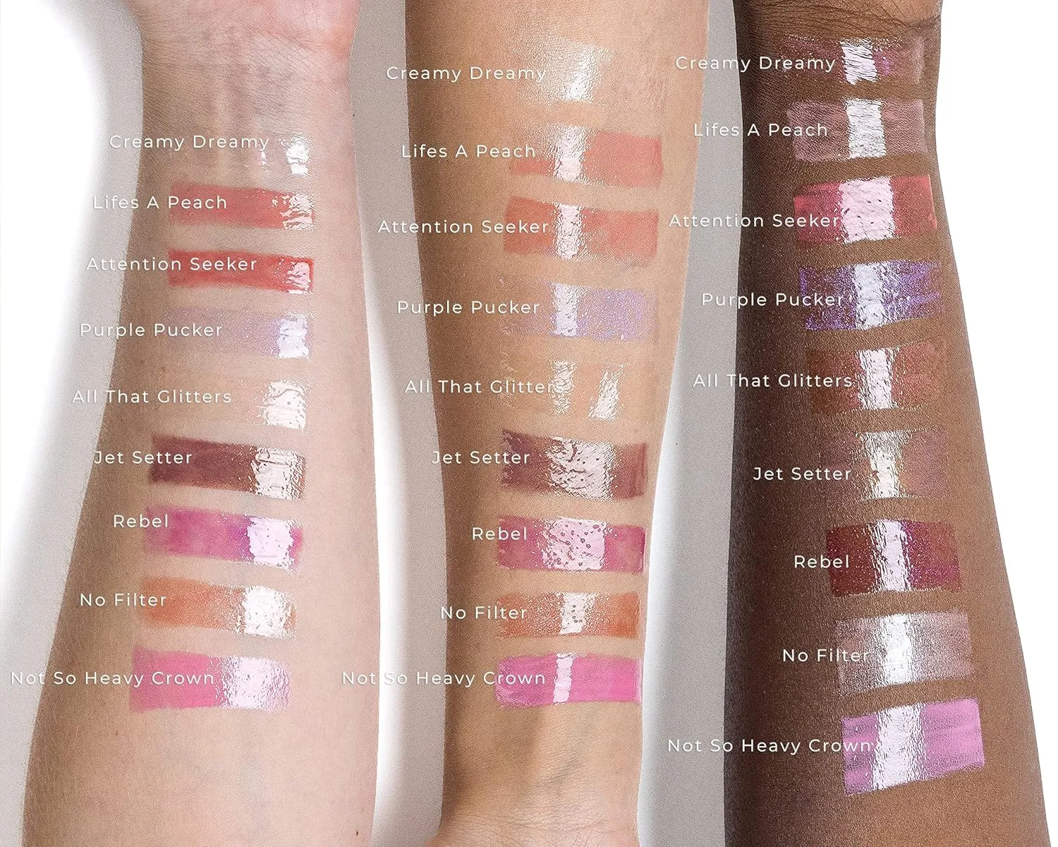 Rinna Beauty Lip Plumping Gloss - Jet Setter - Helps Boost Collagen, Increases Lip Volume, Elastin Production - Vegan, Cruelty-Free - 1 each