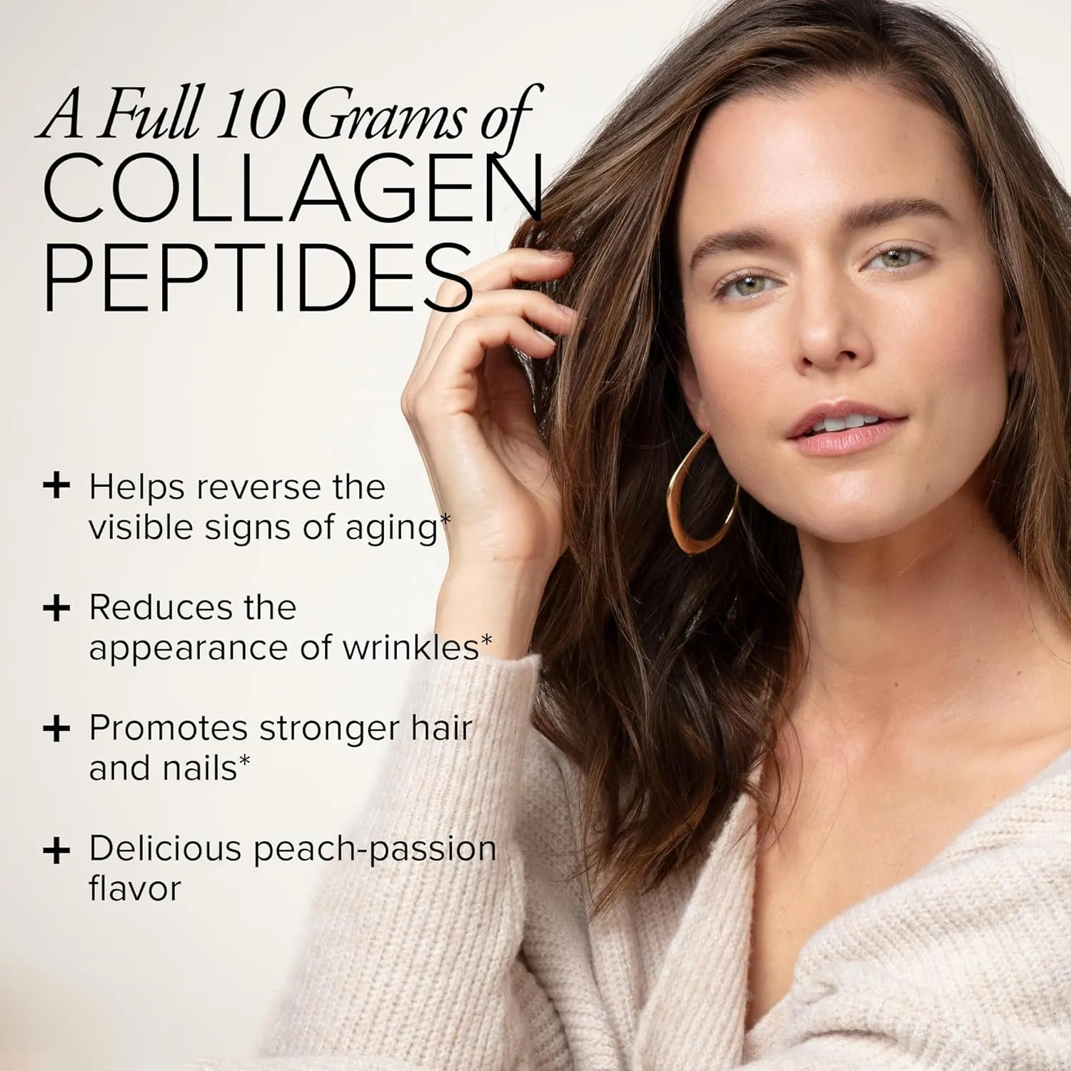 Serovital Skin Brilliance - Marine Collagen Peptides Powder - Hydrolyzed Type I & II Fish Collagen - Skin, Hair & Nails – 8.97 oz