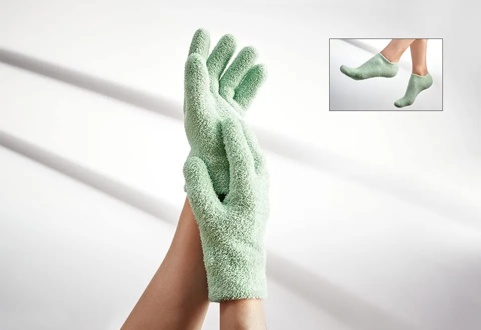 Sharper Image Moisturizing Glove and Bootie Set by Sharper Image