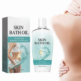 Silky Touch Bath & Body Oil - Lightweight Moisturizing Formula with Jojoba & Almond Oils, Vegan & Hypoallergenic for All Skin Types (1)