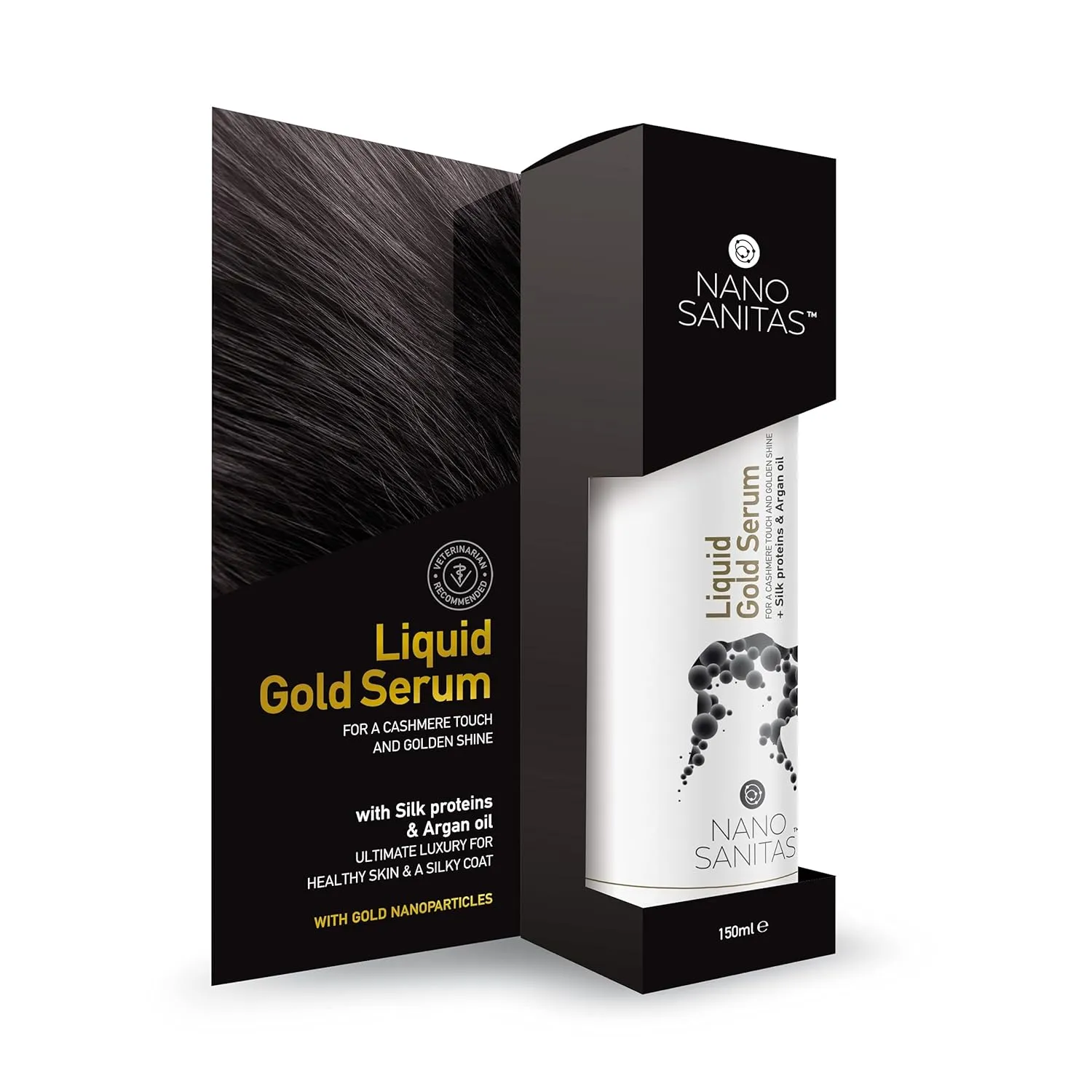 Silver Line Liquid Gold Serum with Silk Proteins, Argan Oil and 24k Gold