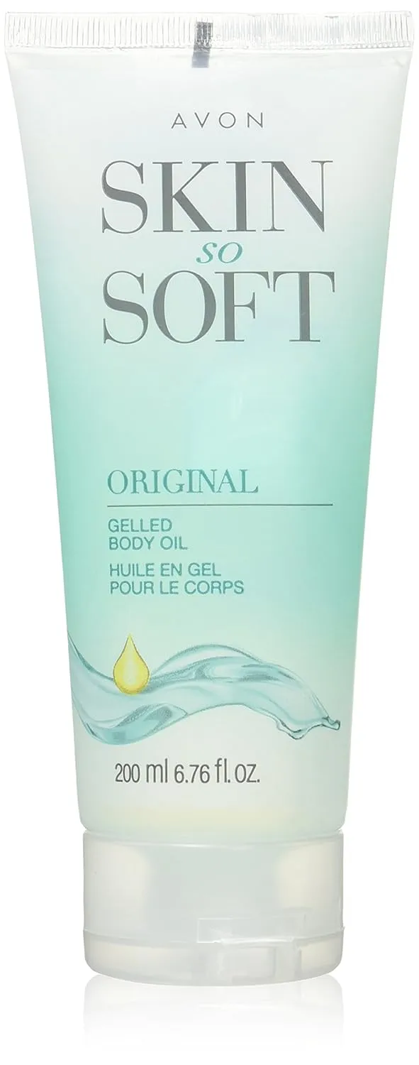 Skin So Soft Original Gelled Body Oil with Jojoba Oil, 24-Hour Hydration, Fresh Herbal Scent, Dermatologist Tested, Absorbs Instantly – 6.76 fl. oz.