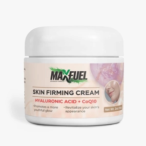 Skin Firming Cream – Hydrating Face & Neck Moisturizer with DMAE, Hyaluronic Acid & Co-Q10 – Anti-Aging Formula for Toned, Smooth & Youthful-Looking Skin (2oz)