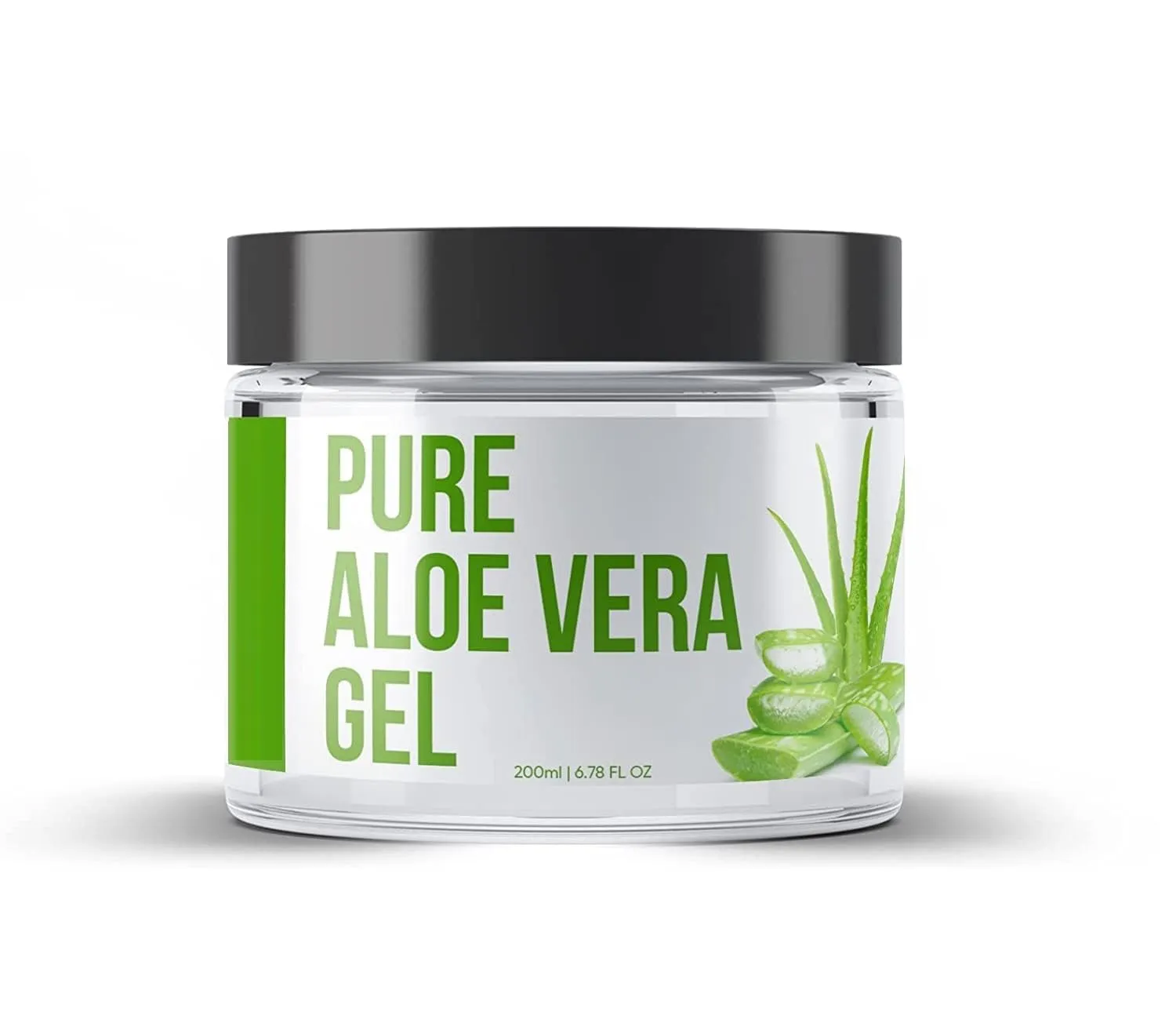 SM Pure Aloe Vera Gel For Face and Hair Enriched With Green Tea & Vitamin E - 200ml