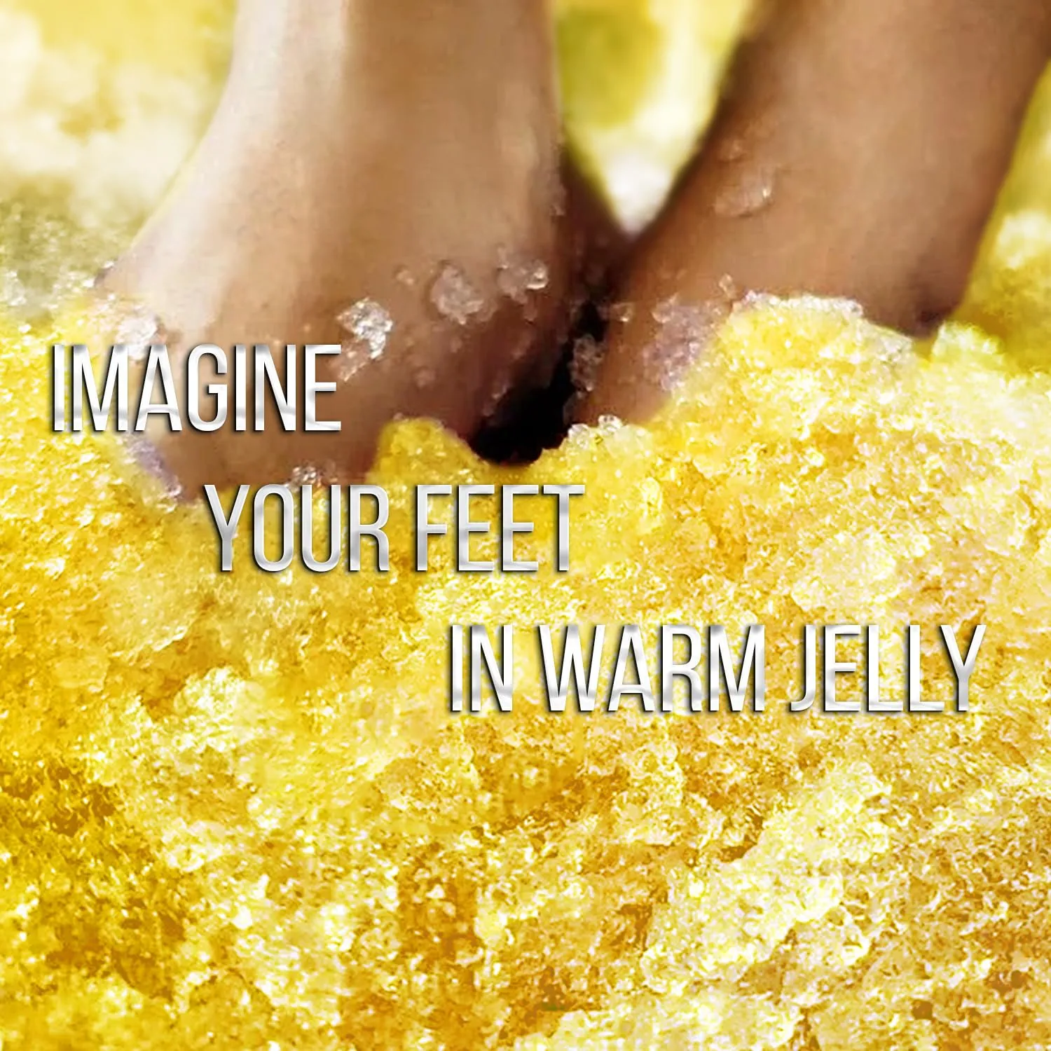SOO Jelly Pedicure Packs - Pedicure Foot Soak For Dry Feet - Moisturizing Jelly Spa Pedi Soak - Foot Spa Bath Soak Salts For Soaking -Gel To Relax Sore Feet (Arabian Jasmine)