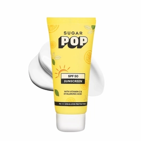SUGA.RPOP SPF 50 PA     UVA/UVB With Vitamin C, Niacinamide & Hyaluronic Acid | Prevents Sun Damage | No White Cast (30 GM, 50, Sun Protection Factor (SPF))