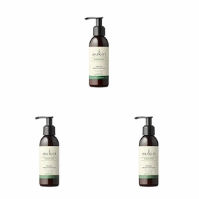 Sukin Facial Moisturizer Pump, Hydrating Face Cream with Wheat Germ and Vitamin E to Deeply Nourish, Soften and Improve Skin Texture, 4.23 Fl Oz (Pack of 3)